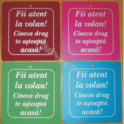 Ornamente din carton special, diferite culori inchise